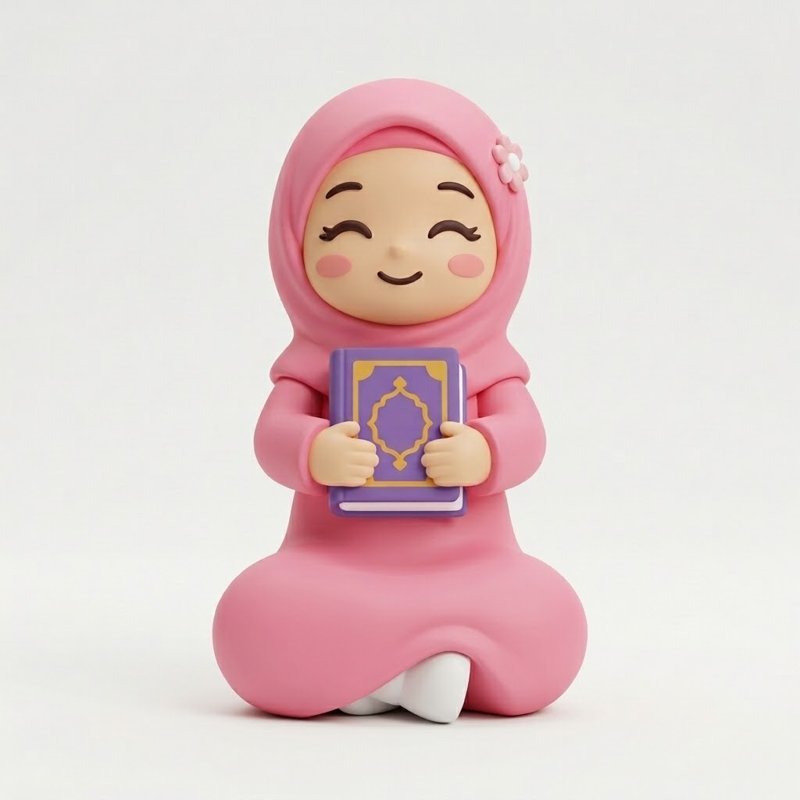 Kur'an'a geçiş · 7,5 cm · 4 renk — 3D baskı figür